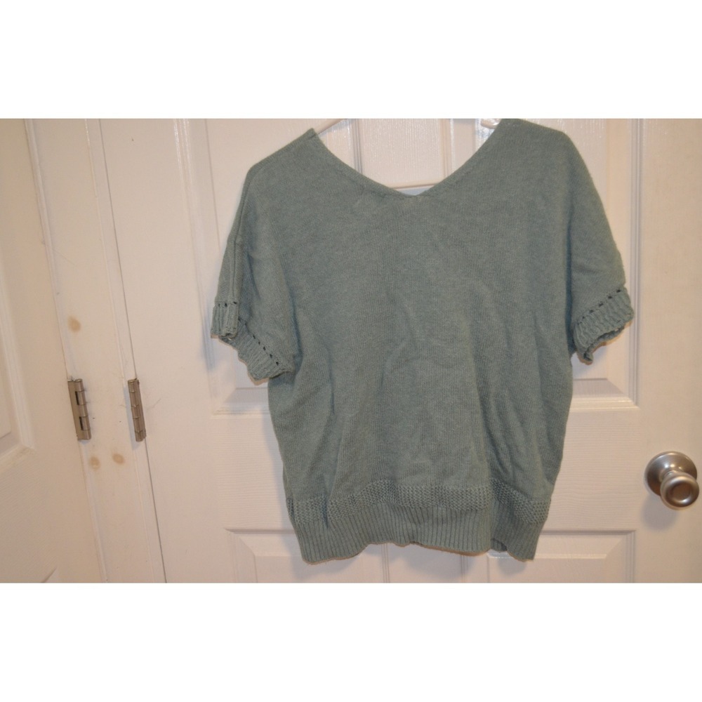 joie short sleeve sweater green small